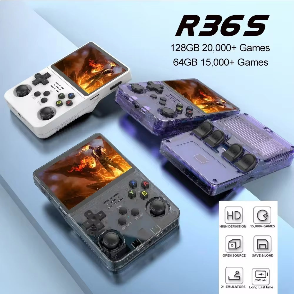 Playback Labs™ 3.5" Handheld Console Featuring 15,000 Retro Games for On-the-Go Fun